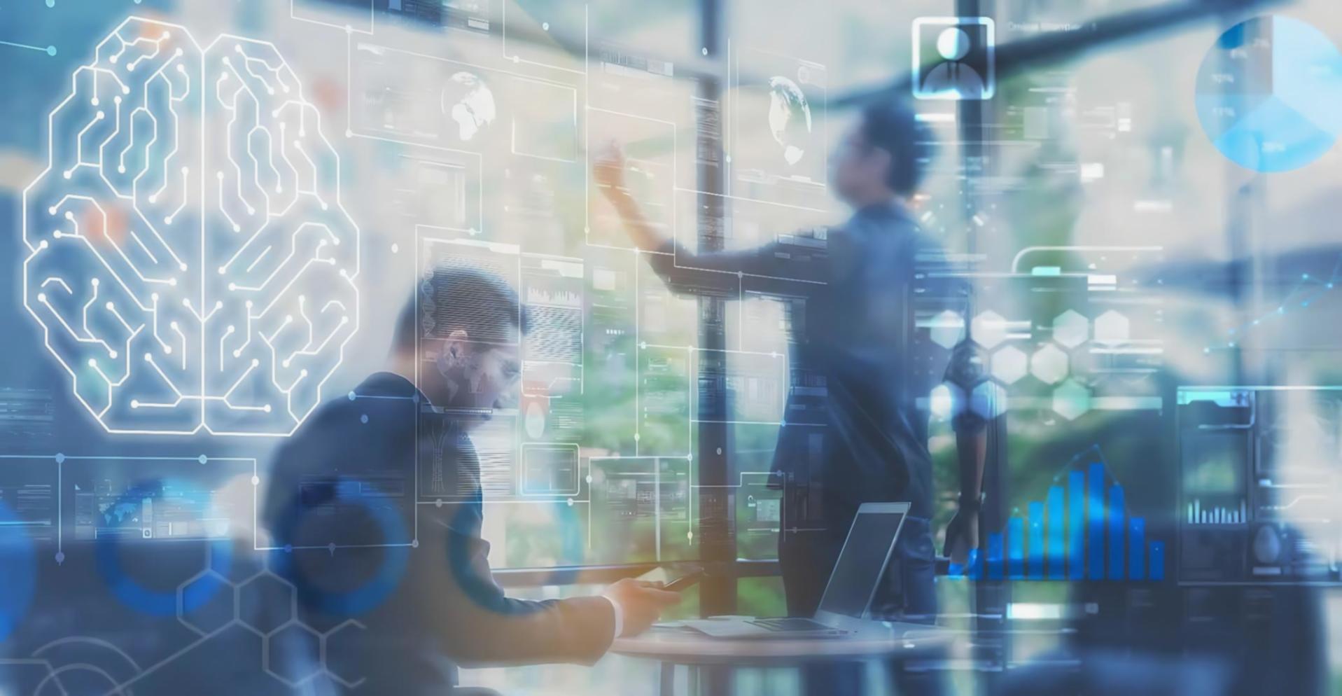 Visualisatie van blockchain-datastromen en machine learning analyse